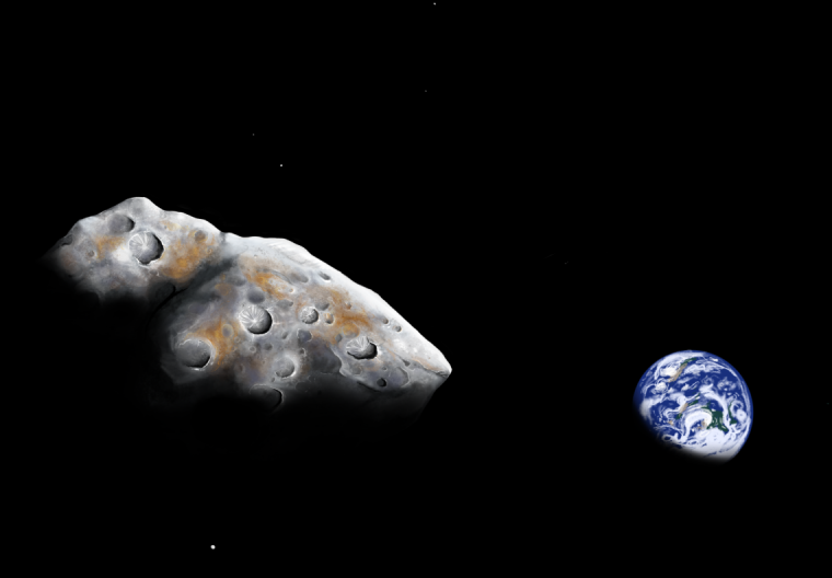 Asteroid illustration
