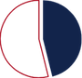 Graphic of a pie chart representing the diverse U黄色电影 student body